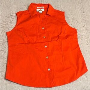 Bamboo size XL sleeveless blouse